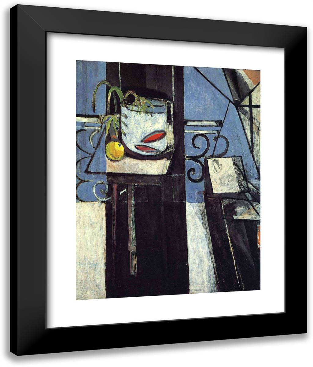 Goldfish 20x24 Black Modern Wood Framed Art Print Poster by Matisse, Henri