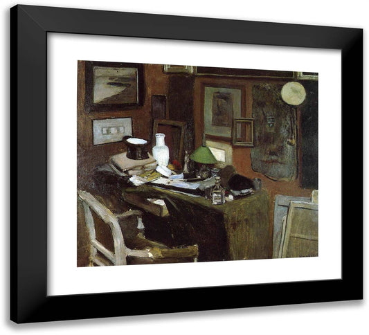 Interior with a Top Hat  22x20 Black Modern Wood Framed Art Print Poster by Matisse, Henri