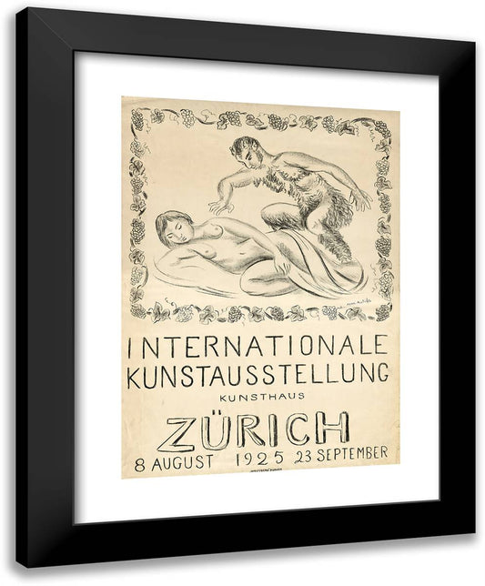 International Art Exhibition in Zurich 19x24 Black Modern Wood Framed Art Print Poster by Matisse, Henri