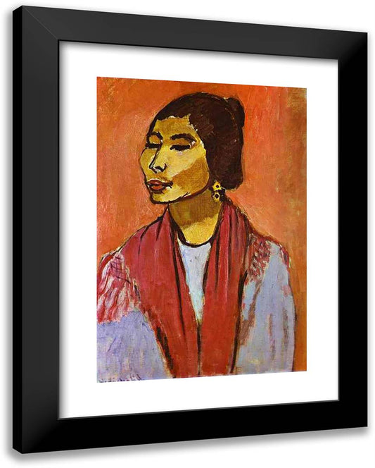 Joaquina 19x24 Black Modern Wood Framed Art Print Poster by Matisse, Henri