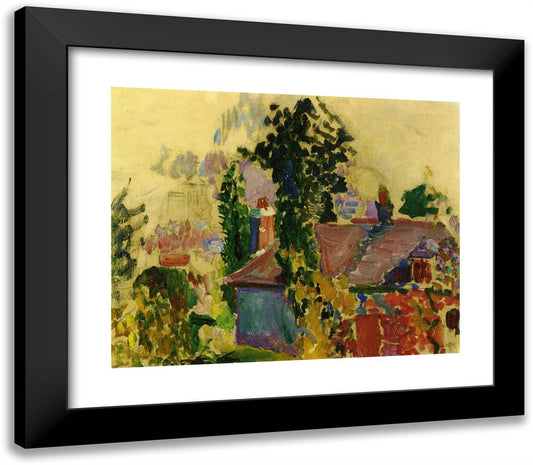 Landscape 23x20 Black Modern Wood Framed Art Print Poster by Matisse, Henri