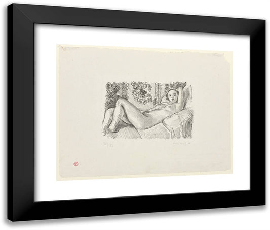 Little Aurora 24x20 Black Modern Wood Framed Art Print Poster by Matisse, Henri