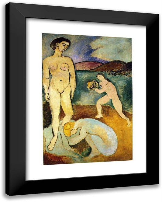 Luxe  19x24 Black Modern Wood Framed Art Print Poster by Matisse, Henri