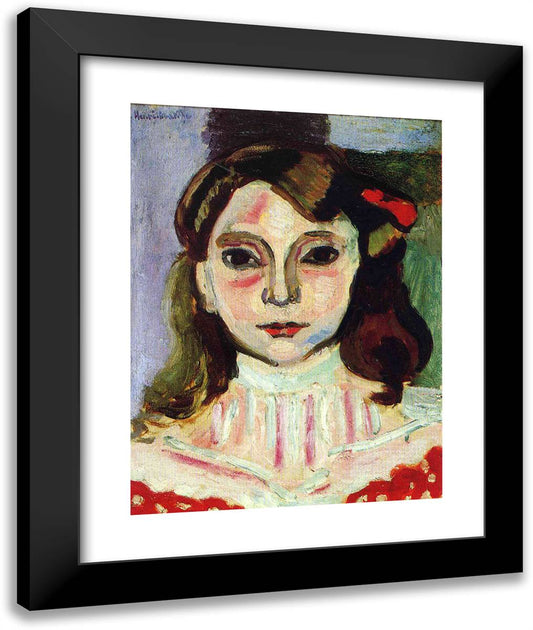 Marguerite 20x24 Black Modern Wood Framed Art Print Poster by Matisse, Henri