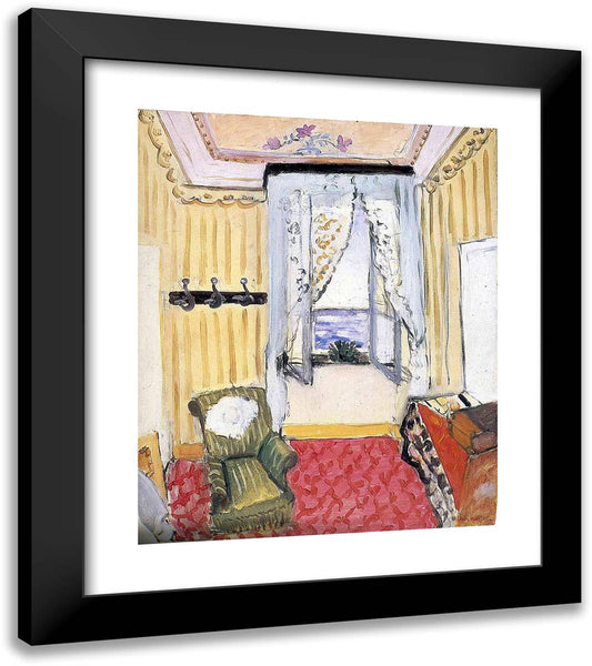 My Room at the Beau-Rivage 20x23 Black Modern Wood Framed Art Print Poster by Matisse, Henri