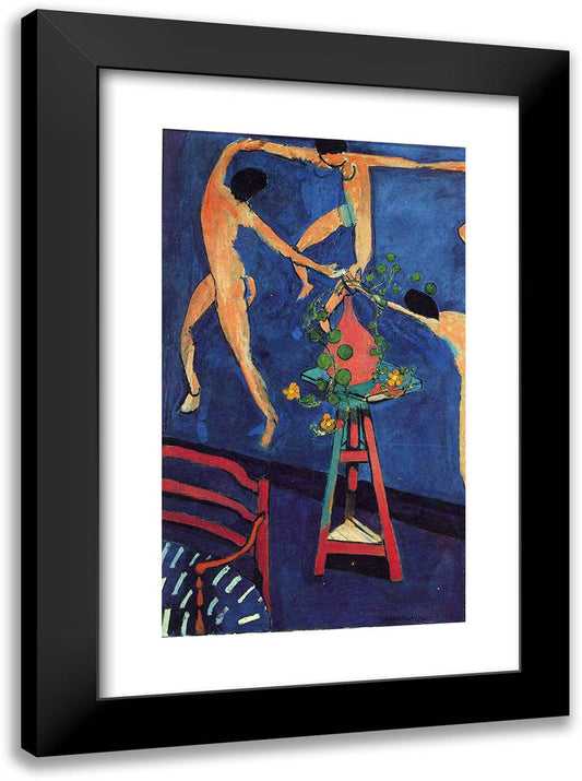 Nasturtiums with the Dance (II)  17x24 Black Modern Wood Framed Art Print Poster by Matisse, Henri