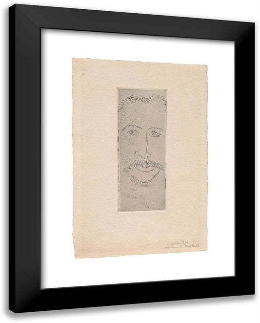 Portrait of Walter Pach 19x24 Black Modern Wood Framed Art Print Poster by Matisse, Henri