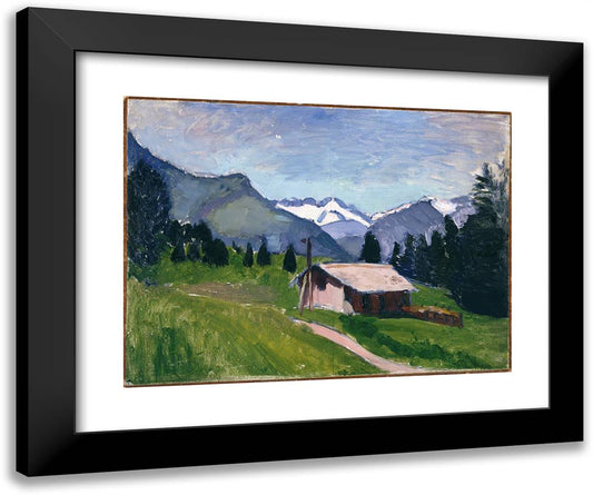 Savoy Alps 24x20 Black Modern Wood Framed Art Print Poster by Matisse, Henri