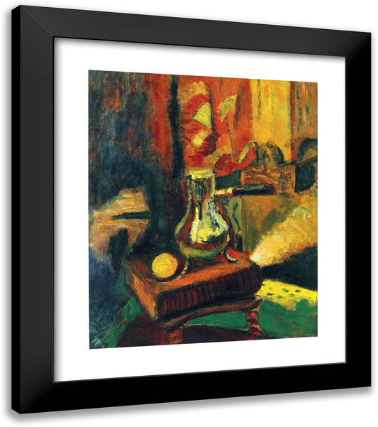 Still Life with Chocolate Pot  20x23 Black Modern Wood Framed Art Print Poster by Matisse, Henri