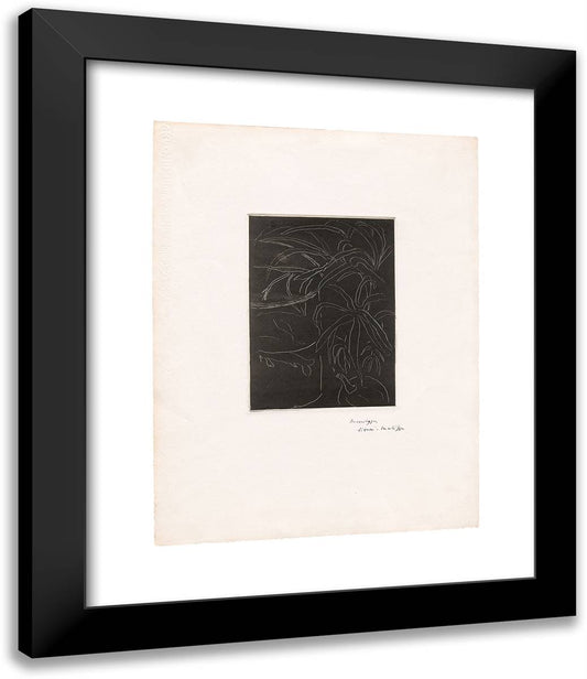 Still Life with Goldfish V 20x24 Black Modern Wood Framed Art Print Poster by Matisse, Henri