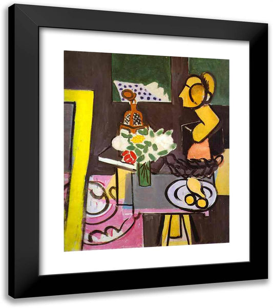 Still Life with Gourds 20x23 Black Modern Wood Framed Art Print Poster by Matisse, Henri