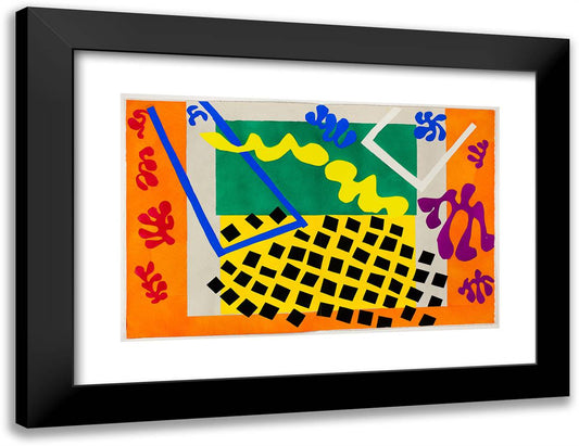 The Codomas, from Jazz 24x18 Black Modern Wood Framed Art Print Poster by Matisse, Henri