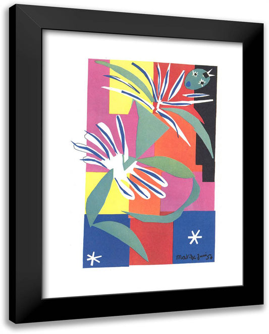The Creole Dancer 19x24 Black Modern Wood Framed Art Print Poster by Matisse, Henri