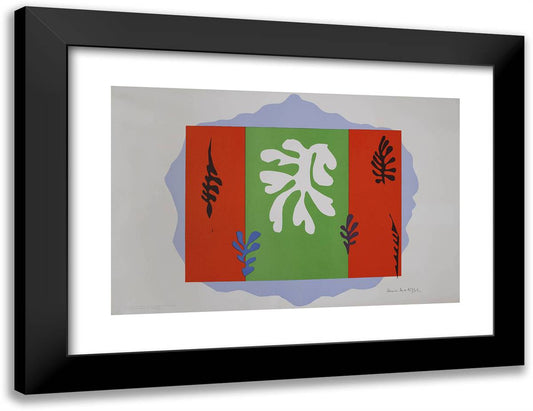 The Dancer 24x18 Black Modern Wood Framed Art Print Poster by Matisse, Henri