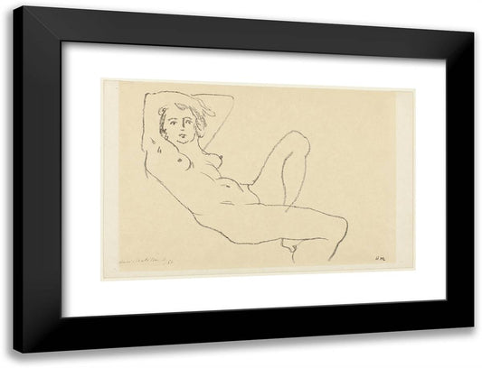 The Day 24x18 Black Modern Wood Framed Art Print Poster by Matisse, Henri