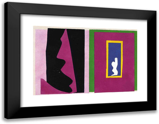 The Destiny 24x19 Black Modern Wood Framed Art Print Poster by Matisse, Henri