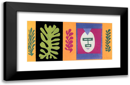 The Eschimo 24x16 Black Modern Wood Framed Art Print Poster by Matisse, Henri