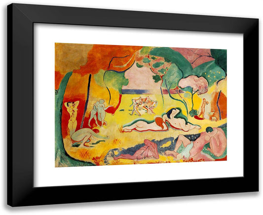 The Joy of Life  24x20 Black Modern Wood Framed Art Print Poster by Matisse, Henri