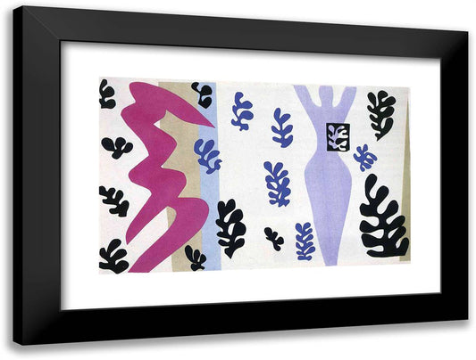 The Knife Thrower 24x18 Black Modern Wood Framed Art Print Poster by Matisse, Henri