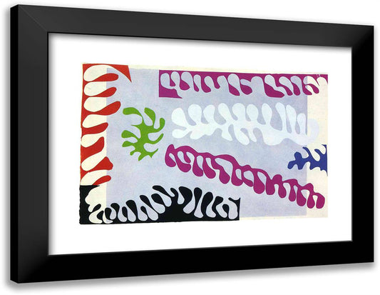 The Lagoon 1 24x19 Black Modern Wood Framed Art Print Poster by Matisse, Henri