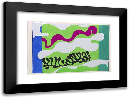 The Lagoon 2 24x18 Black Modern Wood Framed Art Print Poster by Matisse, Henri