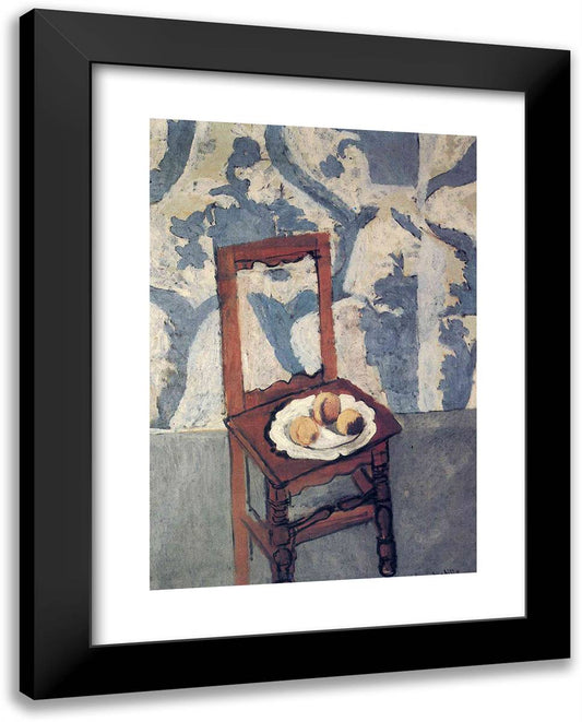 The Lorrain Chair 19x24 Black Modern Wood Framed Art Print Poster by Matisse, Henri