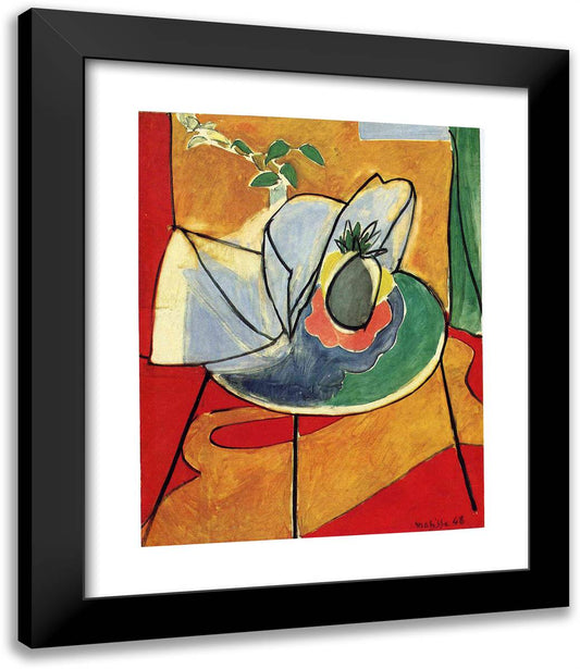 The Pinapple 20x23 Black Modern Wood Framed Art Print Poster by Matisse, Henri