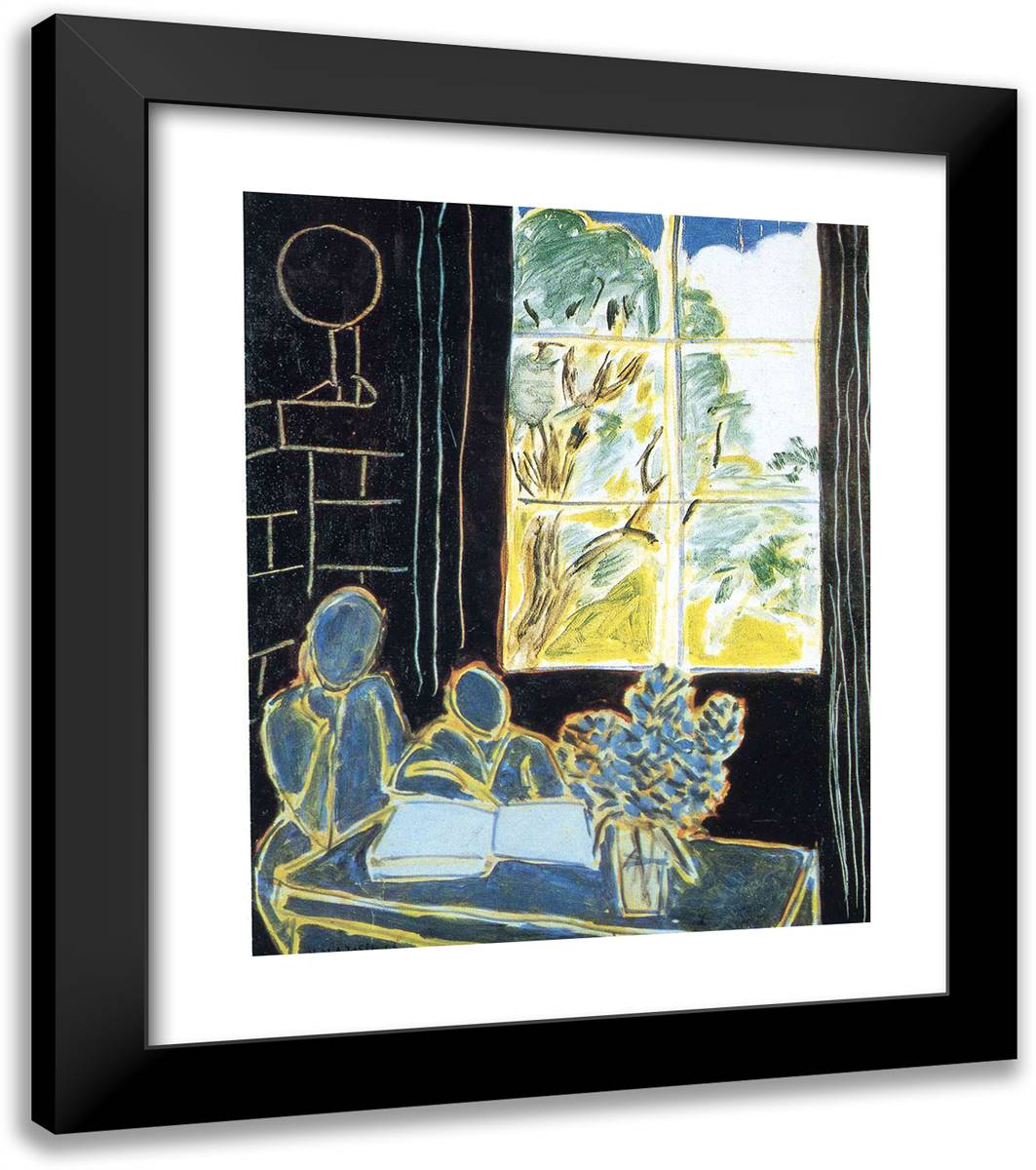 The Silence That Lives in Houses 20x23 Black Modern Wood Framed Art Print Poster by Matisse, Henri