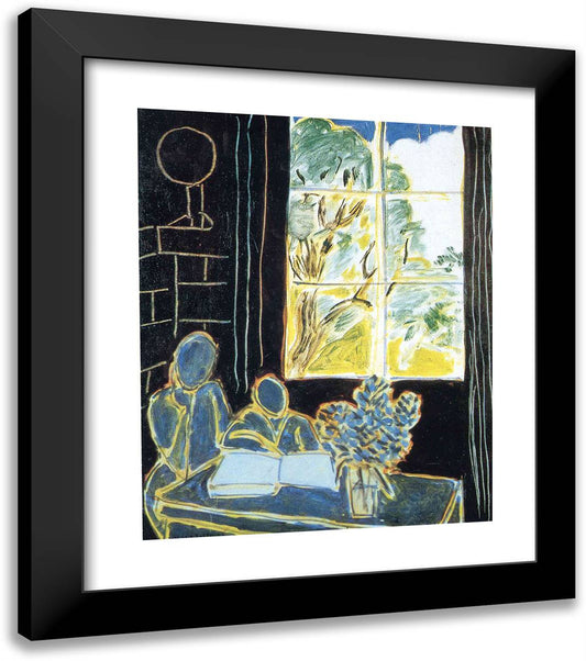 The Silence That Lives in Houses 20x23 Black Modern Wood Framed Art Print Poster by Matisse, Henri