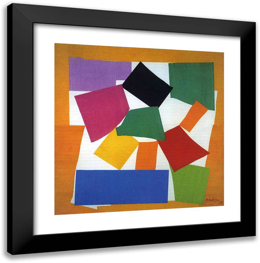 The Snail 20x20 Black Modern Wood Framed Art Print Poster by Matisse, Henri