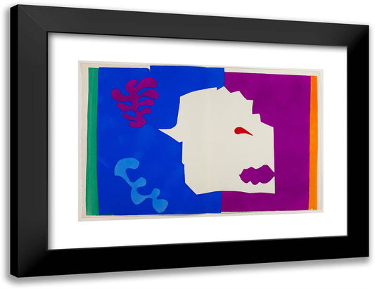 The Wolf, from Jazz 24x18 Black Modern Wood Framed Art Print Poster by Matisse, Henri