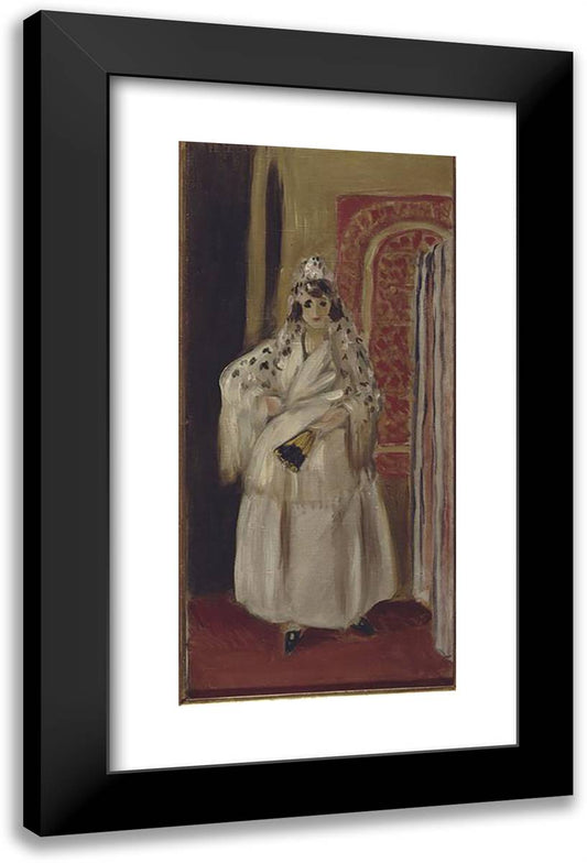 Young Spanish 15x24 Black Modern Wood Framed Art Print Poster by Matisse, Henri
