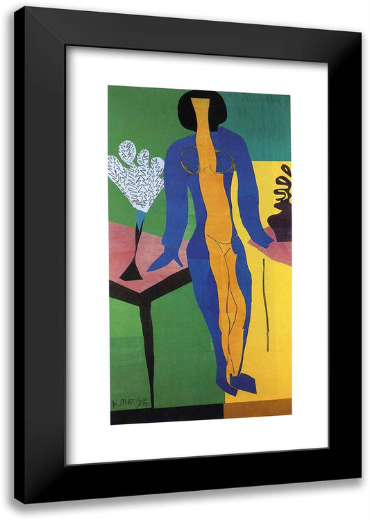 Zulma 16x24 Black Modern Wood Framed Art Print Poster by Matisse, Henri
