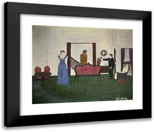 Deep Are the Roots 23x20 Black Modern Wood Framed Art Print Poster by Pippin, Horace