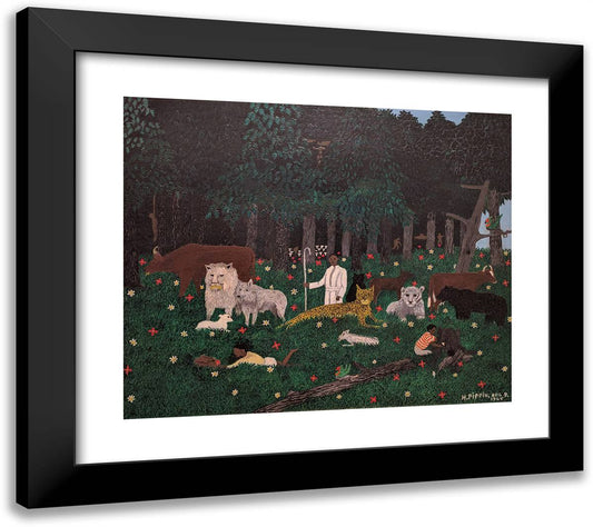 Holy Mountain III 22x20 Black Modern Wood Framed Art Print Poster by Pippin, Horace