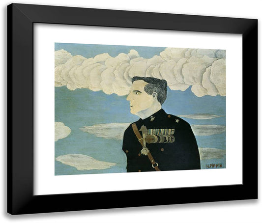 Major-General Smedley D. Butler 24x20 Black Modern Wood Framed Art Print Poster by Pippin, Horace