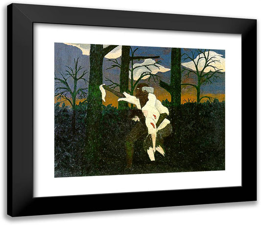 Zachariah 23x20 Black Modern Wood Framed Art Print Poster by Pippin, Horace