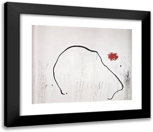 Hope of a Condemned Man I 23x20 Black Modern Wood Framed Art Print Poster by Miro, Joan