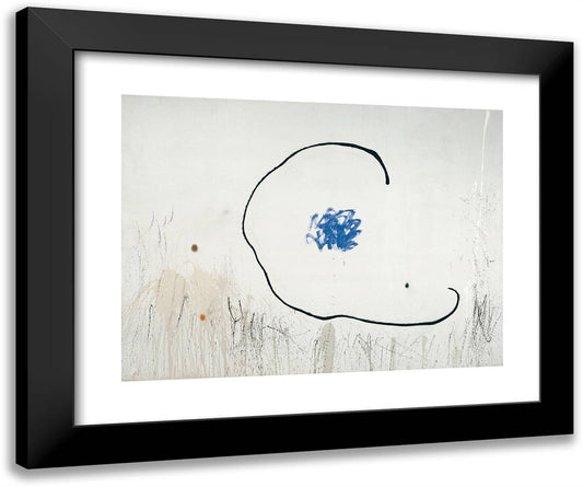 Hope of a Condemned Man II 24x20 Black Modern Wood Framed Art Print Poster by Miro, Joan