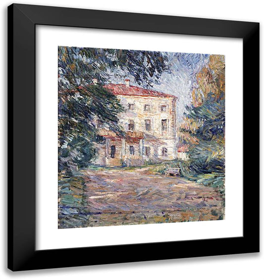 A House in Belkino 20x21 Black Modern Wood Framed Art Print Poster by Konchalovsky, Piotr