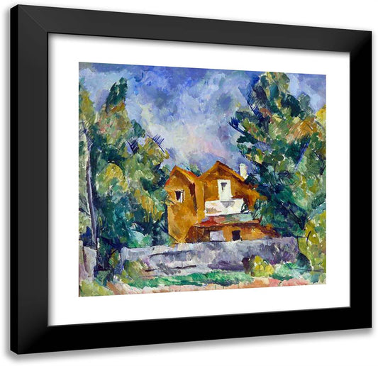 Cottage in Kuntsevo 21x20 Black Modern Wood Framed Art Print Poster by Konchalovsky, Piotr