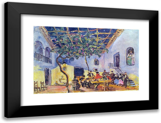 Design for Bizet's Opera 'Carmen' 24x18 Black Modern Wood Framed Art Print Poster by Konchalovsky, Piotr