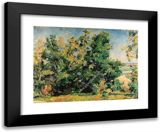 Emerald Summer 24x20 Black Modern Wood Framed Art Print Poster by Konchalovsky, Piotr