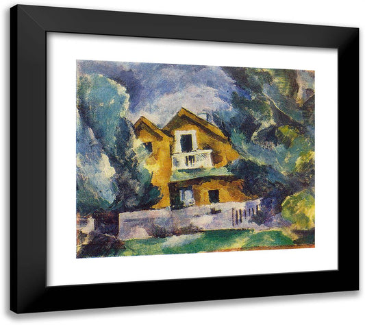 Kuntsevo. Cottage. 22x20 Black Modern Wood Framed Art Print Poster by Konchalovsky, Piotr