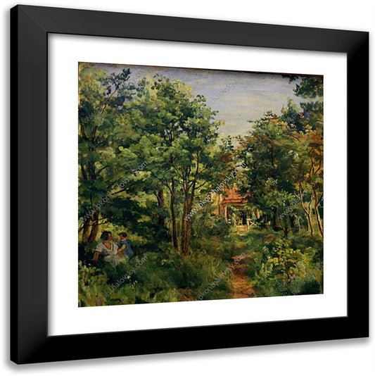 Noon 20x20 Black Modern Wood Framed Art Print Poster by Konchalovsky, Piotr