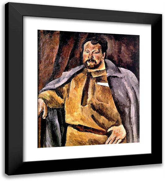 Portrait of the Historian Nikolai Alexandrovich Geynike 20x22 Black Modern Wood Framed Art Print Poster by Konchalovsky, Piotr