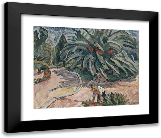 South of France. Palma. 23x20 Black Modern Wood Framed Art Print Poster by Konchalovsky, Piotr