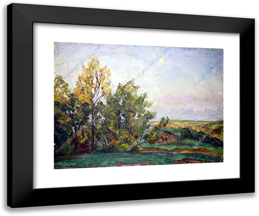 Sunrise 24x20 Black Modern Wood Framed Art Print Poster by Konchalovsky, Piotr