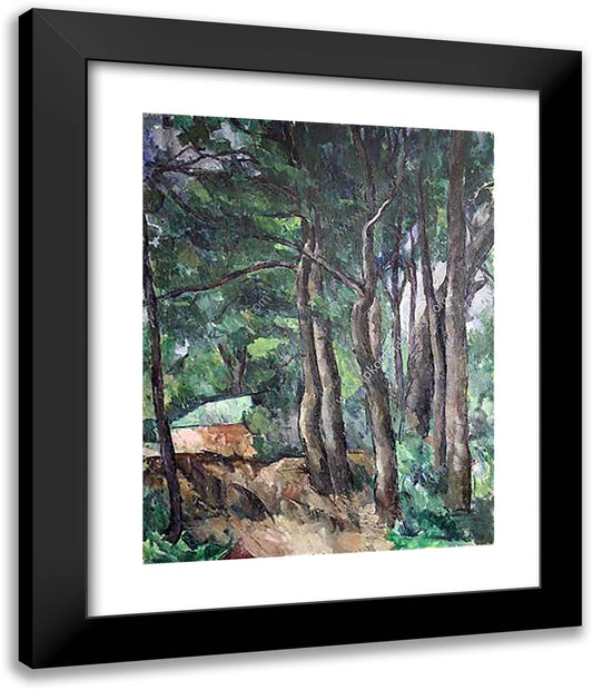 Trees 20x24 Black Modern Wood Framed Art Print Poster by Konchalovsky, Piotr