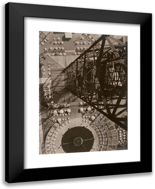 Berlin Radio Tower 19x24 Black Modern Wood Framed Art Print Poster by Moholy Nagy, Laszlo